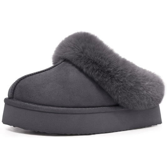 Eyriphy, Größe: 36-37 bis 46-47, Winter-Baumwollschuhe/ Pelzig/ Plateauschuhe/ Damenschuhe/ Hausschuhe Herren/ Baumwollhausschuhe Damen.