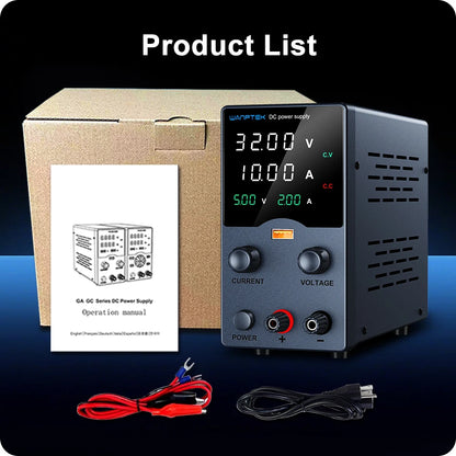 Wanptek Laboratory Power Supply 30V 5A 30V 10A 60V 5A 120V 3A  Adjustable with USB Output Display Lab Bench DC Power Supply.