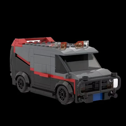 MOC-20604 A-Team Vehicle SWAT Team Car Car Toy modelPolice Department Car Brick Building Set Children ToyGift  242PCS.
