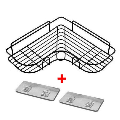 Badezimmer-Metallregale ohne Bohren, Badezimmer-Organizer, Reinigungsmittel, Organizer, Küchenbedarf, Aufbewahrung, Badezimmer-Zubehör