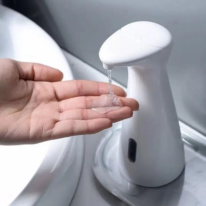 Automatischer Sensor Seifensp ender weiß hochwertige abs wasserdichte Hands eifen sensor Badezimmer smart Wash Handstück