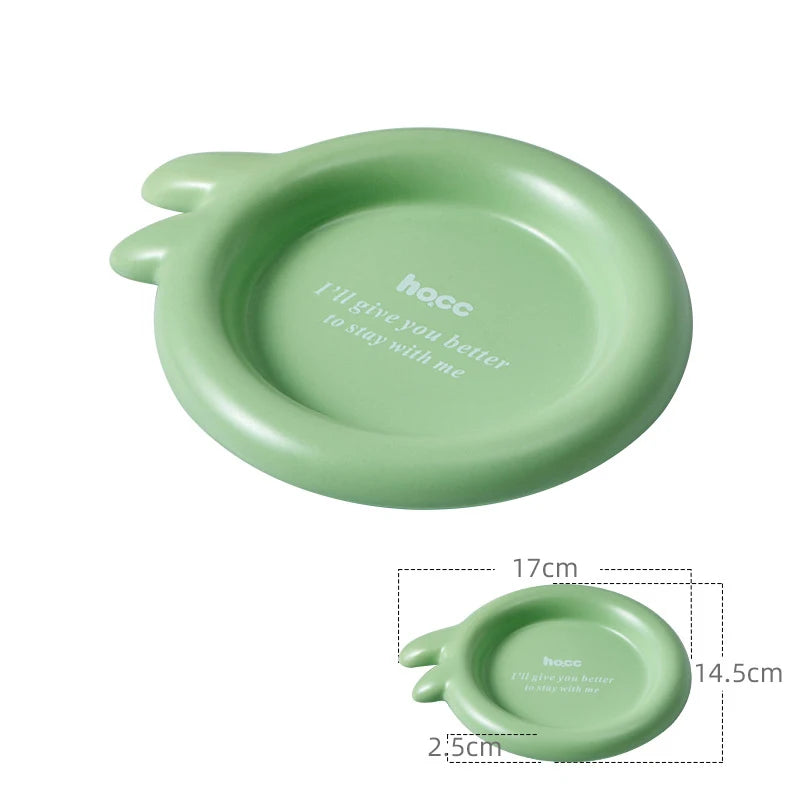 Cat Ceramic Food Basin Pet Small Size Canned Snack Feeding Dish Bowls Puppy Cute Eating Feeders Kitten Supplies
