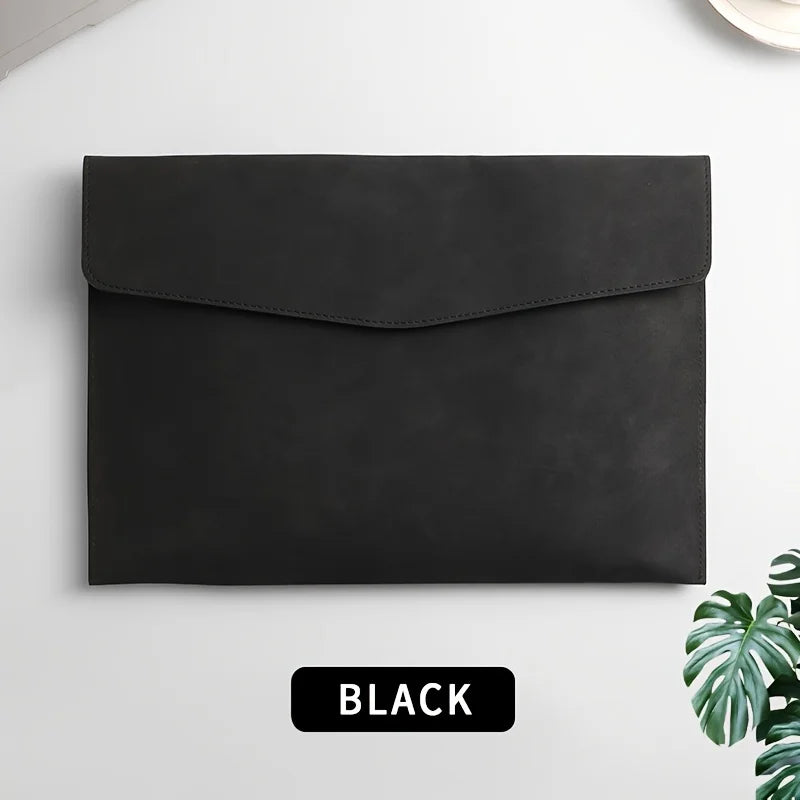 A4 File Storage Bag Simple File Folders Business Office School File Organizer Bags Laptop Sleeve.