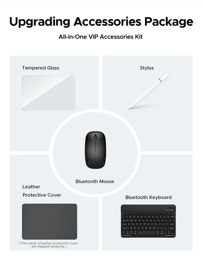 Doogee 2 in 1 Tablet Pc Tab E3 Max Gmini Ai 14" 2.1K Display Android 15 32Gb (8+24) 256Gb 13500Mah Battery Helio G100 Tablet Pc