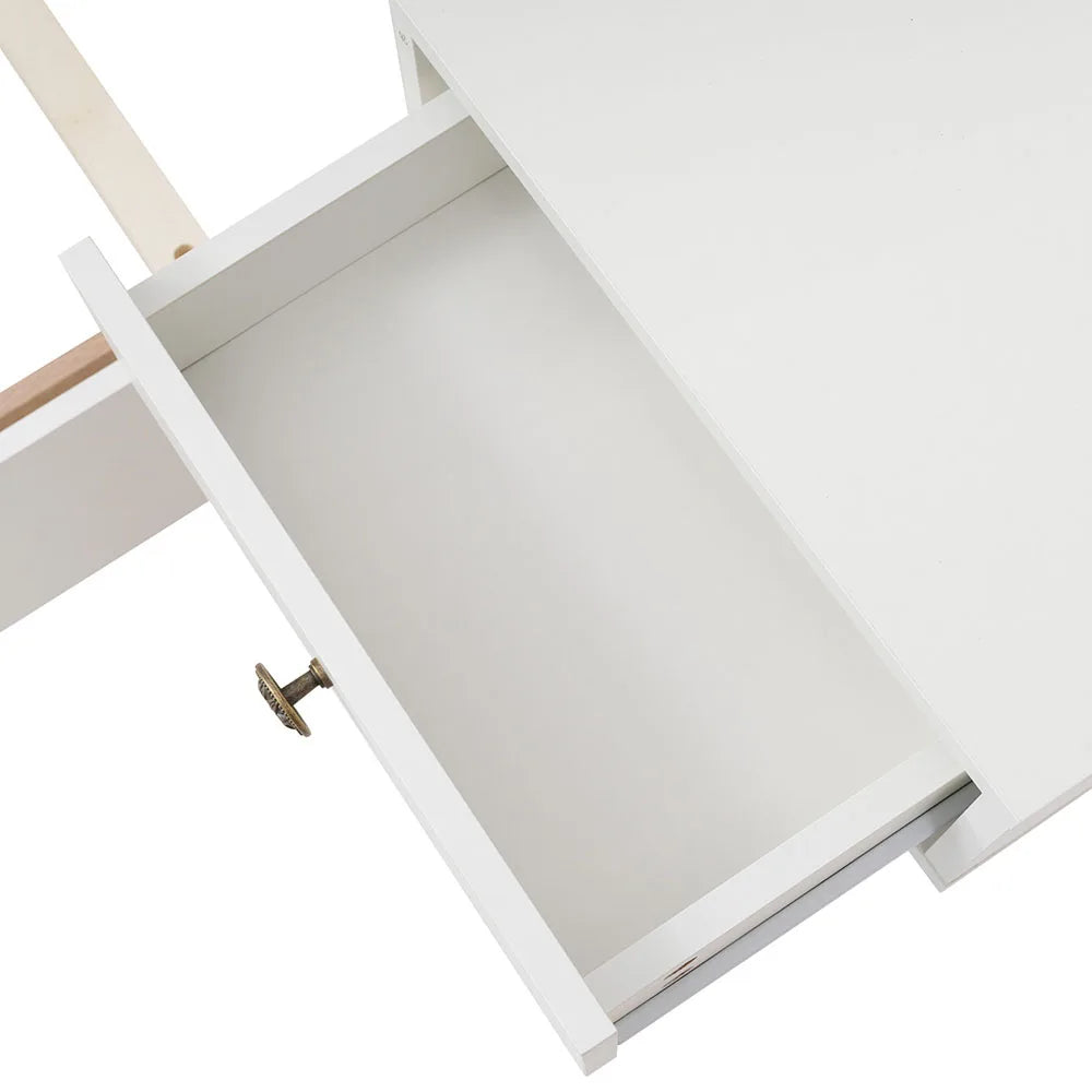 KOMHTOM Doppelbett-Bettkasten mit 2 LED-Nachtkommoden & USB-C-Steckdose, 180 x 200 cm Holzbett inkl (ohne Matratze)