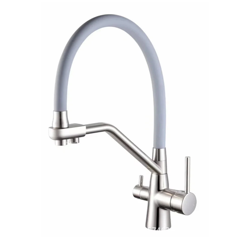 Kitchen Modern Copper Faucet Purification Drinking Water Pull-out Sink Hot and Cold Pure Water Direct Drinking Faucet