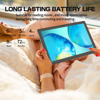 PRITOM Android Tablet 10.1 Inch 3GB RAM 64GB ROM Quad Core Processor WiFi 6 HD IPS Screen 8.0 MP Rear Camera.