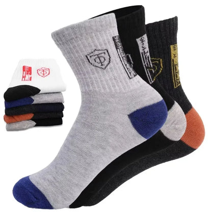 10pairs Breathable Cotton Sports Stockings Men Bamboo Fiber Autumn and Winter Men Socks Sweat Absorption Deodorant Business Sox.