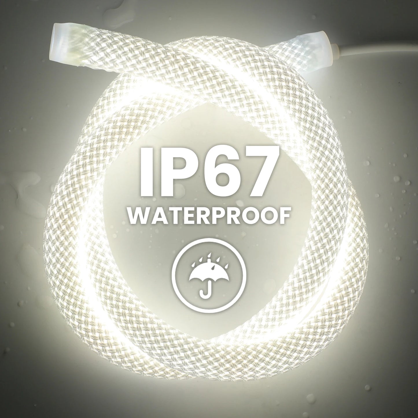 360 Degree Round Reticulate Neon LED Strip DC 12V 24V 240 Leds/m Natural Warm White Waterproof Flexible Silicon Tube Neon Strip.