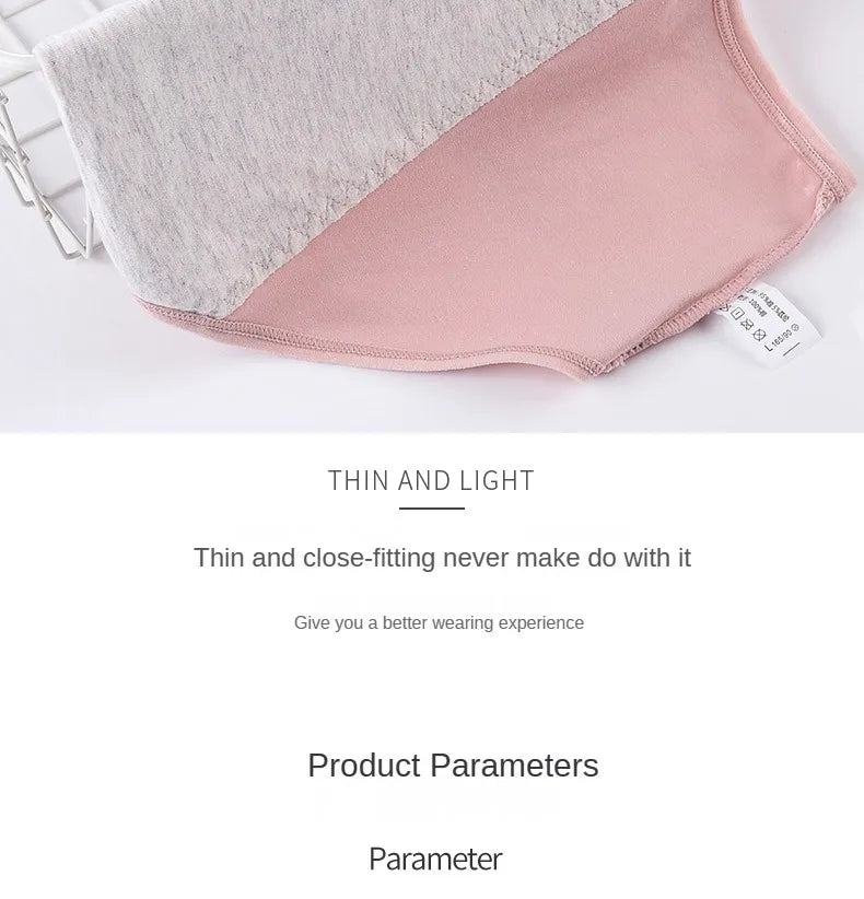 3PCS/set Women's menstrual briefs large flow postpartum water absorption leakproof briefs women's pure cotton menstrual briefs.