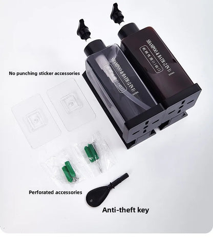 300 ml Hotel-Seifenspender zur Wandmontage, nachfüllbarer Shampoo- und Spülungsspender, für Badezimmerbedarf, Hotelparty