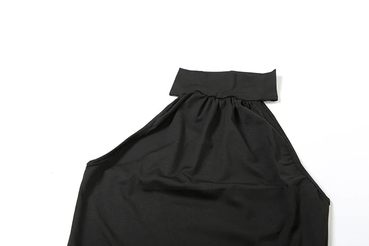 Whatiwear Off Schulter Mode Maxi Kleid Frauen Geraffte Rollkragen Ärmel Splits Robe Mitternacht Prom Party Elegante Vestidos.