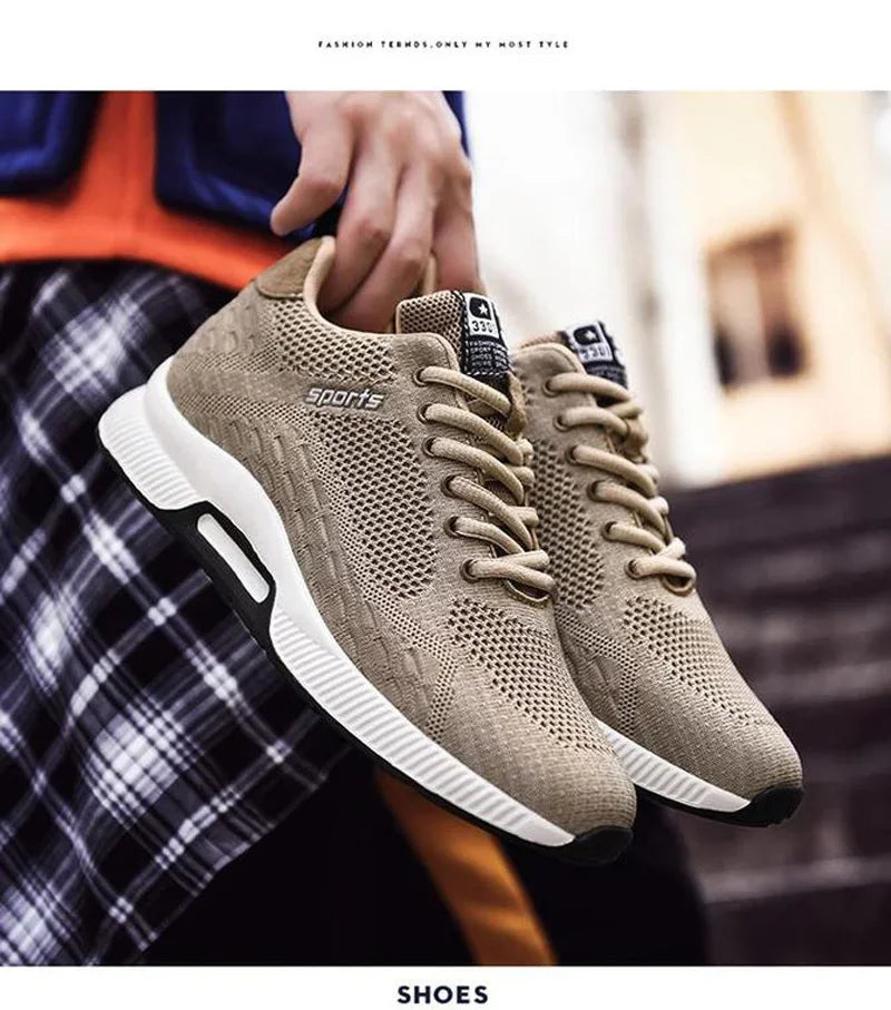 Männer Turnschuhe Aufzug Schuhe Versteckte Heels Atmungsaktive Erhöhung Schuhe für Männer Erhöhen Einlegesohle 6CM Sport Casual Höhe Schuhe.