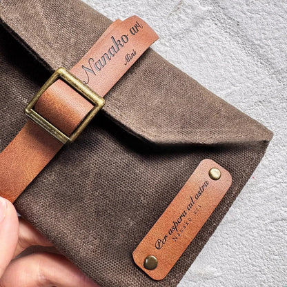 Öl Wachs Leder Bleistift Tasche Wasserdichte Leinwand Vorhaut Karabiner Künstler Student Reise Tragbare Lagerung Tasche Kunst Liefert.