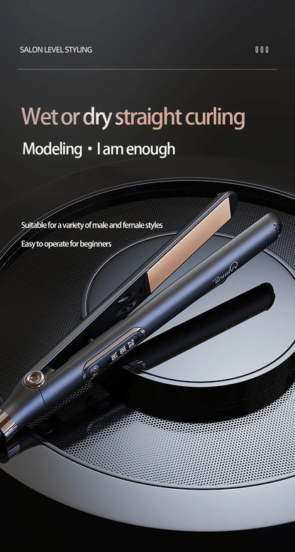 Hot Comb Straightener Curler Dual Purpose, Negative Ion Essential Oil Hair Care Professional And Safe Hairdressing Equipment