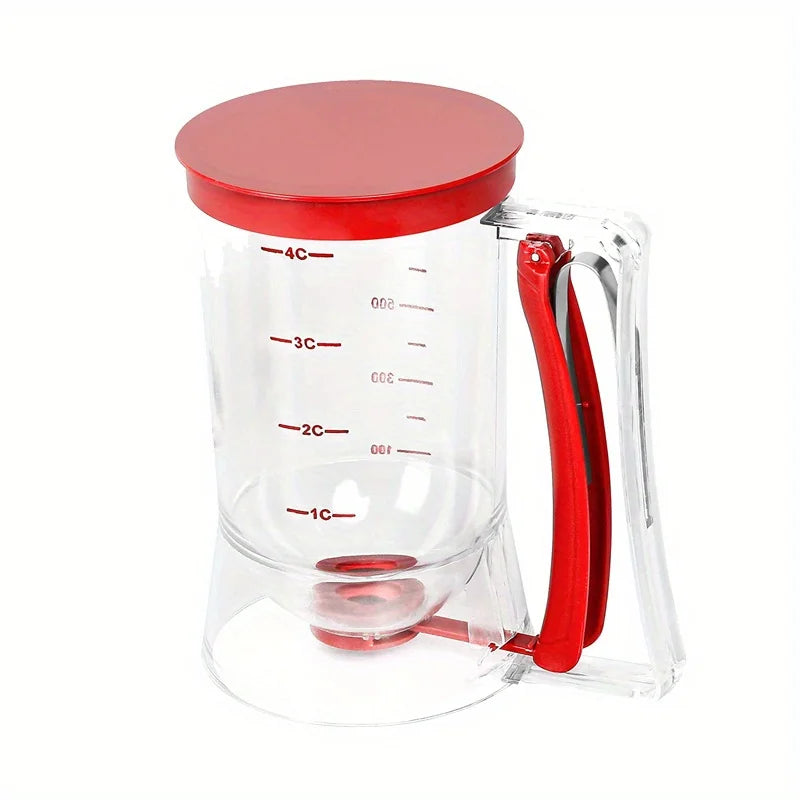 1 Pcs 900ml Batter Dispenser Hand-held Graduated Funnel Pastry Dough Dispensador For Pancake Cupcakes Cake.