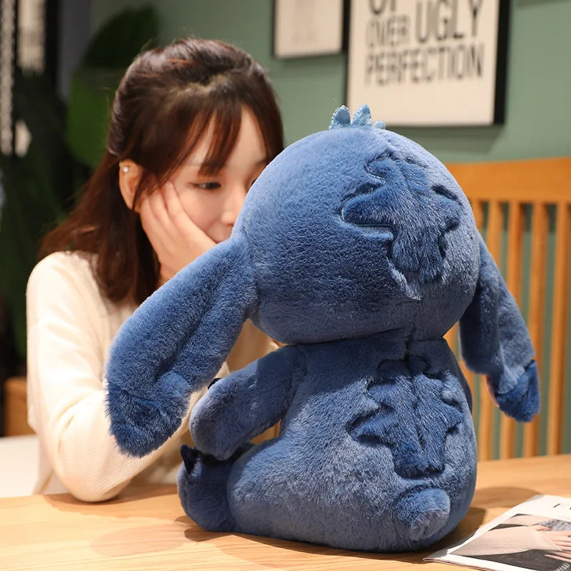 Soft Disney Lilo and Stitch Stuffed Stitch Plush Toy Lovely Stitch Christmas Cuddly Pillow Soft Angel Plushie Xmas Gift Girl.