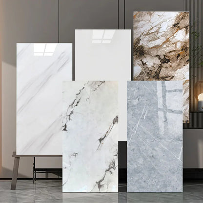 Moisture-proof Adhesive Wall Wallpaper Peel and Stick Wallpaper PVC Waterproof Wall Stickers Imitation Tile Pasting Bathroom