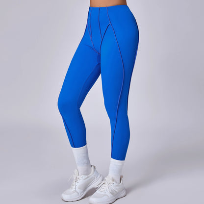 Women Nude Straps Yoga Pants Squat Proof Workout High Waist Leggings Fitness Pant Female Active Wear Legging.