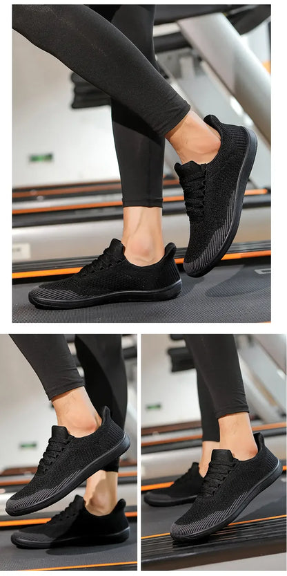 Sommer Breite Schuhe Männer Barfuß Breite Kappe Weichen Sohlen Outdoor Jogging Lace Up Casual Sneaker Atmungsaktive Laufschuhe Tenis Jeans