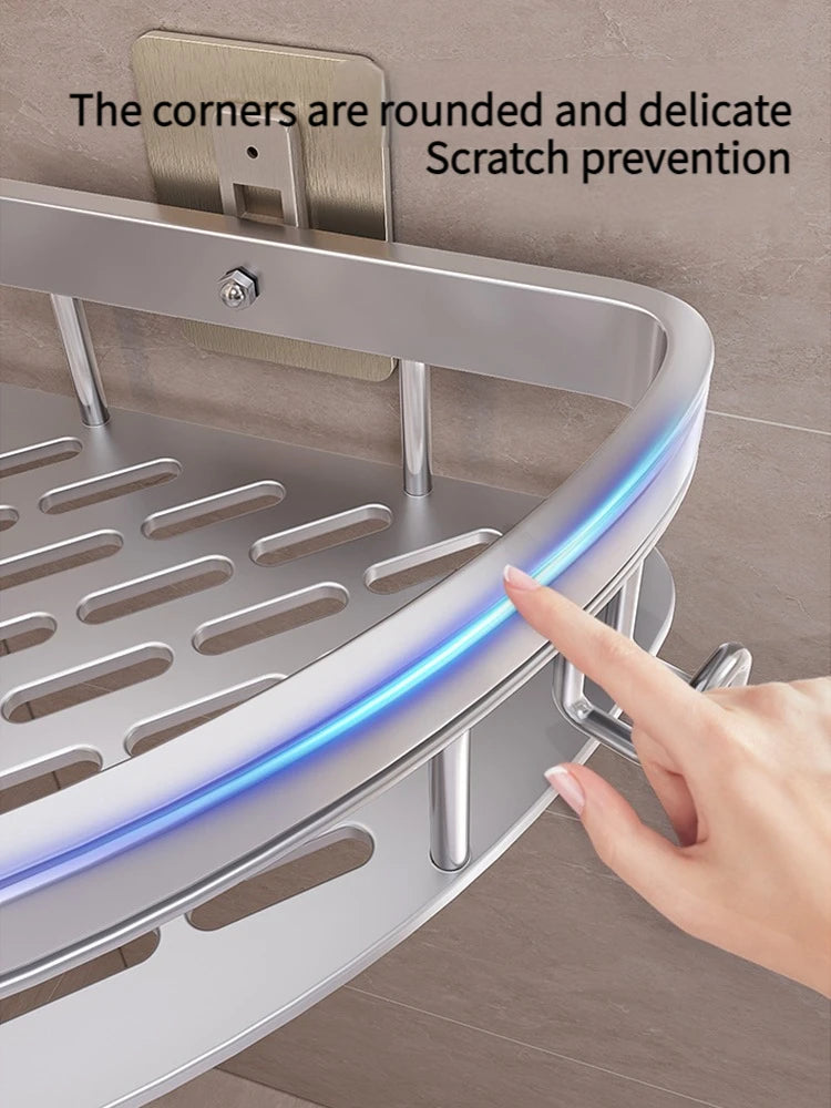 Yun jie ya Free Punch Bad Lager regal Kleiderbügel WC Eck regal Veranstalter Wand Dusch regal Wohn accessoires