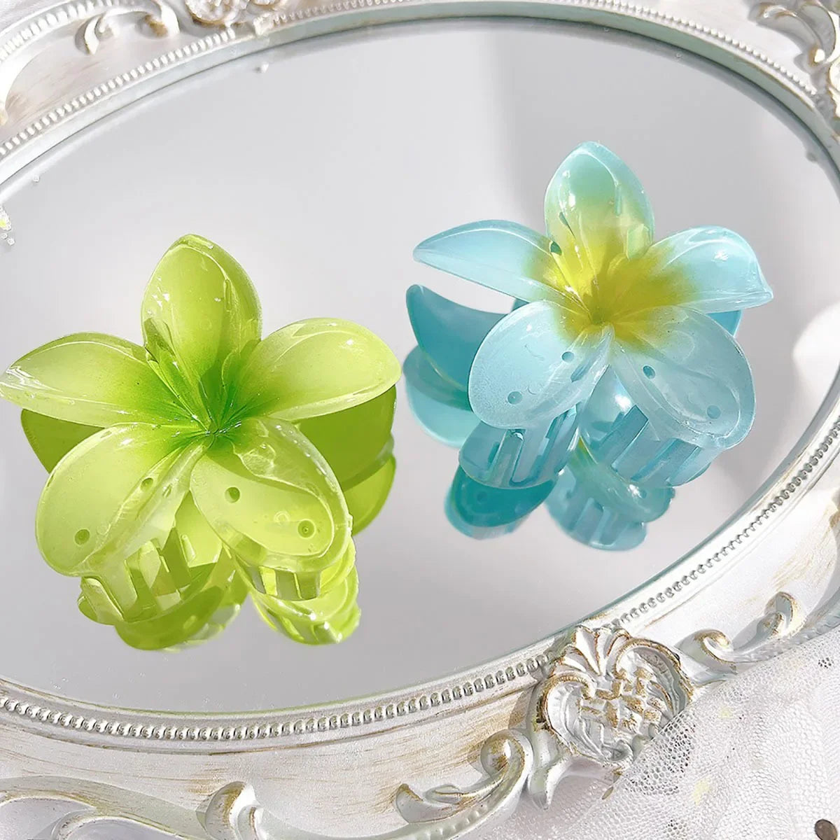 High Elasticity Hair Clip Set Butterfly Knot Egg Flower Combination Hair Grips Volumizing Sweet Fresh Looking Hair Clips.