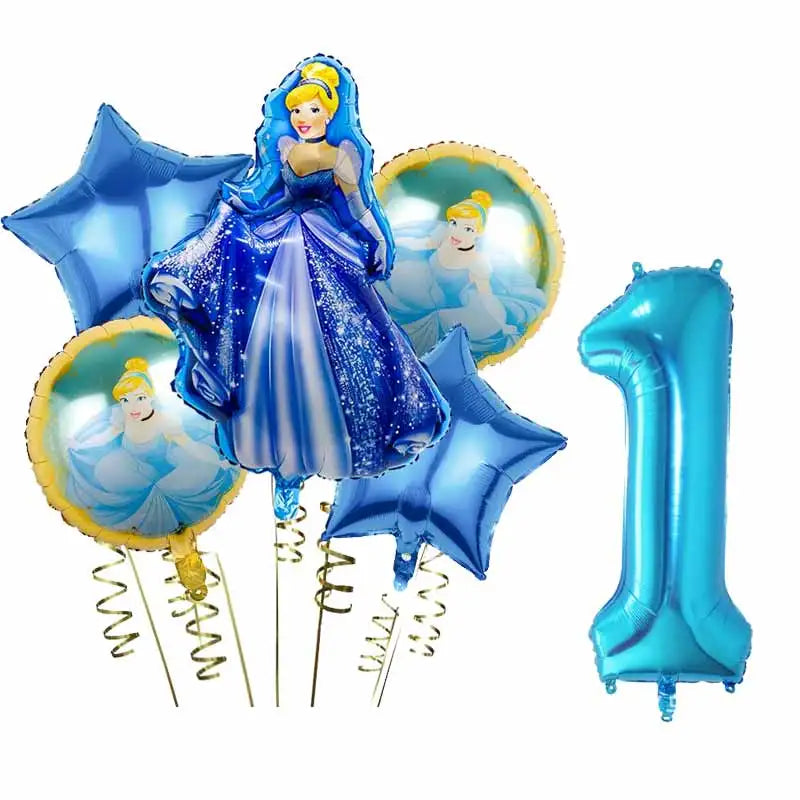 Disney Cinderella Geburtstag Dekoration Party Liefert Hintergrund Geschirr Set Luftballons Dekoration Party Gefälligkeiten Für Kinder Geburtstag