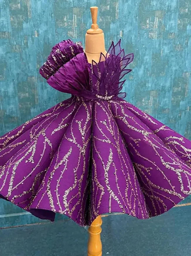 2024 kinder Laufsteg Abendkleid Host der Leistung Kleidung Hochzeit Geburtstag Party Blumen Mädchen Kleid A3705.