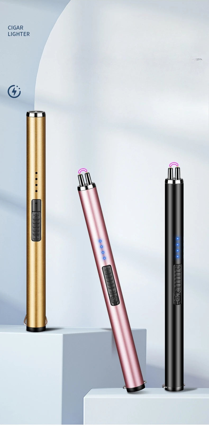 Aromatherapy Candle Extended Gas Stove Gas Electronic Charging Igniter, Household Ignition Gun Igniter Lighter.