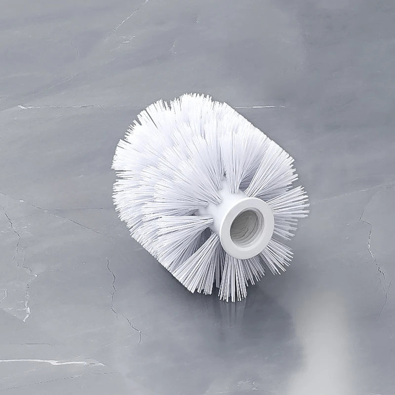 1 Stück weiße und schwarze Kopf Ersatz-Toiletten bürste-ideal für die Reinigung von Hygiene werkzeugen für die Badezimmer reinigung