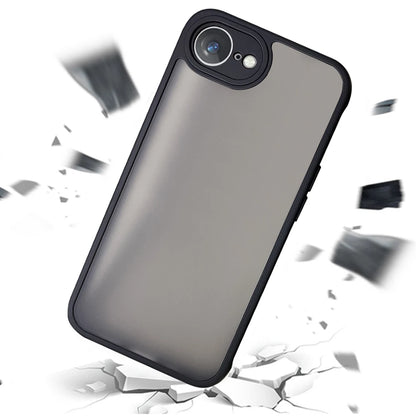 Frosted Translucent Case for iPhone 16E Matte Hard Cover Drop Protection Shockproof Frosted Translucent Phone Cover Anti-Scratch.