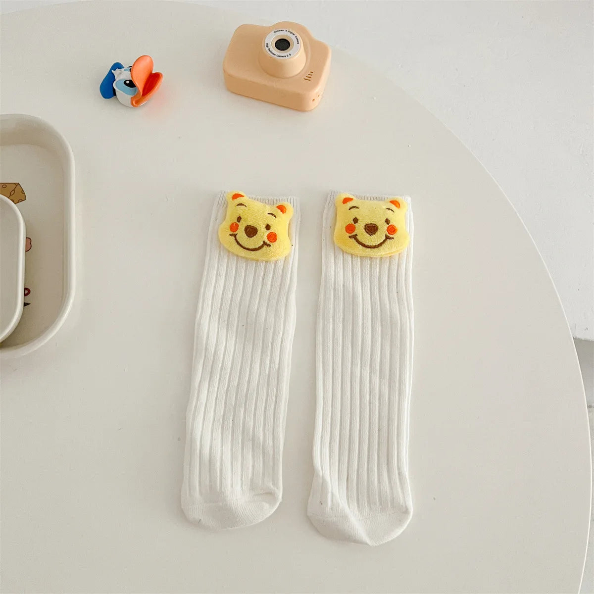 Cartoon Pooh Bär Bodys Schatz Tasche Furz Kleidung Baumwolle Weiche Sommer Baby Kleidung Neugeborenen Fotografie Strampler K5652.