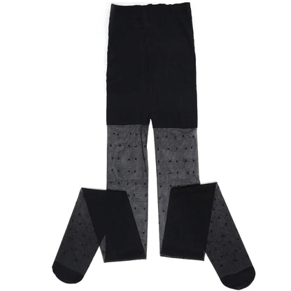 Sexy Dot Printed Women's Tights Black High Waist Elastic Pantyhose Ultra-Thin Translucent Soft Leggings Anti-hook Silk Socks.