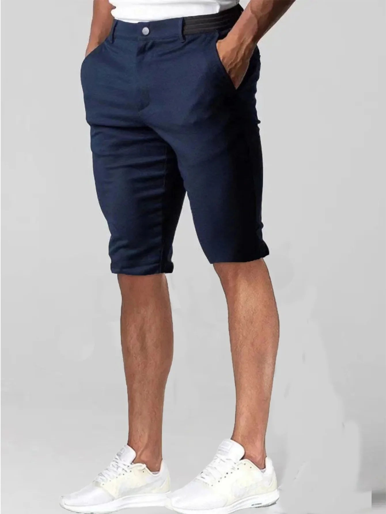 Men's Casual Breathable Cotton Long Pants All Season Versatile Business Style Comfortable Fit Youth Fashionable Loose Fit