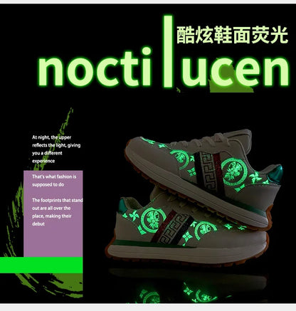 Genuine Leather Casual Shoes Men Designer Luxury Women Tennis Chunky Sneakers Muffin Sport Shoes Man Male Board Footwear.