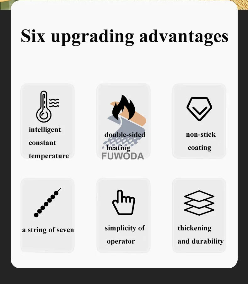 7 Holes Takoyaki Waffle Maker 3 Sticks Cheese Waffle Machine Snack Electric Waffle Machine Candied Haws Cake Baking Quail.