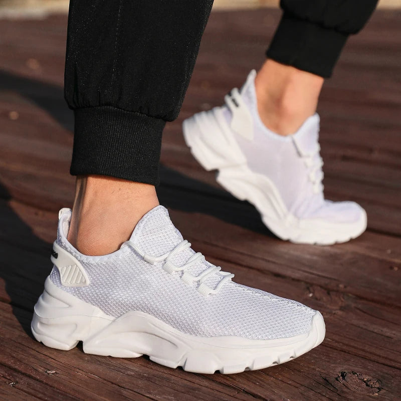 2025 männer Laufschuhe Atmungsaktive Leichte Männliche Tennis Anti-slip Outdoor herren Turnschuhe Weiche Spitze Up Sport Schuhe zu Fuß