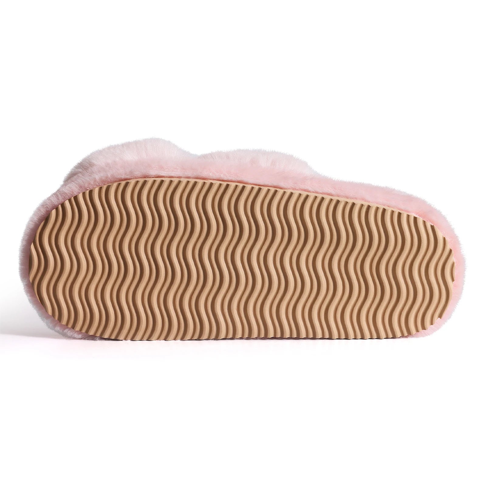 Evshine New Open Toe Fluffy Slippers Indoor Warm Fur Female Slides Fashion Plush Women House Shoes Women Winter Fuzzy Slippers.