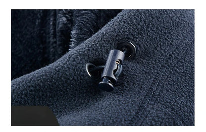 Maxbarley Brand Winter Fleece Jacket Men Casual Thickened Wool Coat Athleisure Design Warm Fashion Hooded Jackets Snow Ski Suit