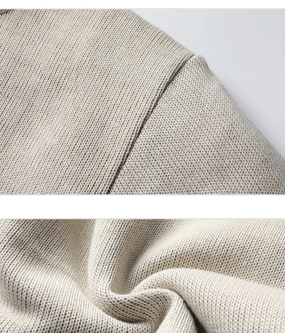 Men's Winter Fleece Pullover Knit Sweater Wool Plus Velvet Clothing Thick Warm O-neck Jumpers Fashion Y2K Knitwear.