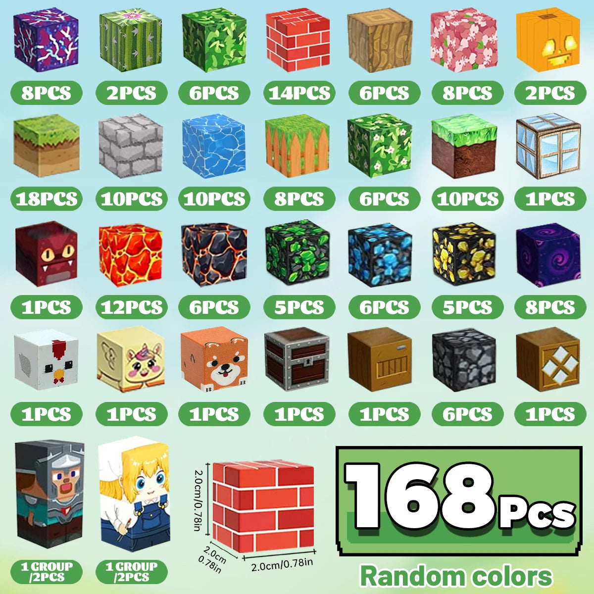 Magnetic Building Blocks Magnet Cube Set STEM Montessori Sensory Toy for Kids Boys Girls Ages 3+ DIY Model Children.