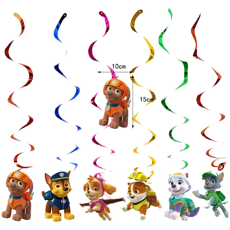 PAW Patrol Geburtstag Party Dekoration Neue Version Ballon Set Einweg Geschirr Kid Event Liefert Banner Hintergrund Geschenk