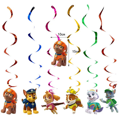 PAW Patrol Geburtstag Party Dekoration Neue Version Ballon Set Einweg Geschirr Kid Event Liefert Banner Hintergrund Geschenk