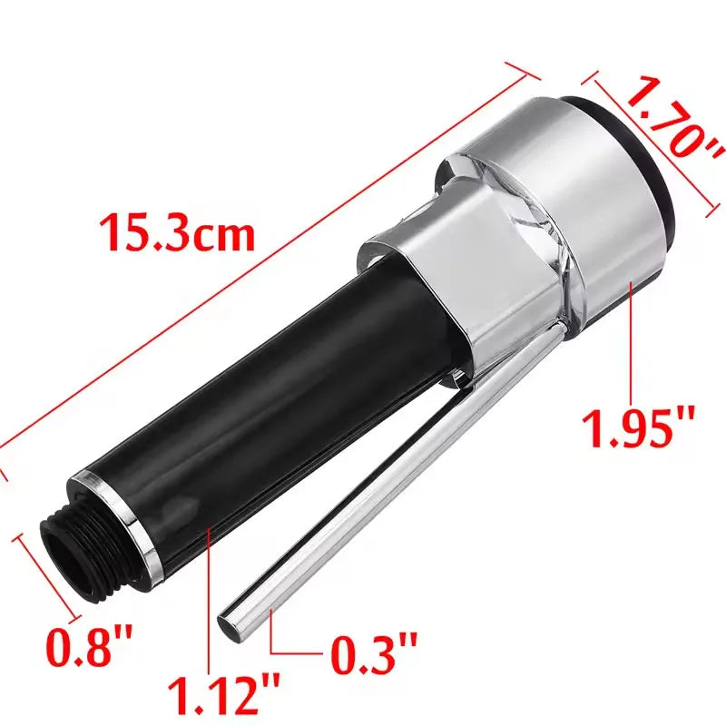Kitchen pull-out faucet nozzle handheld ABS faucet water-saving high-pressure nozzle bathroom sink faucet replacement