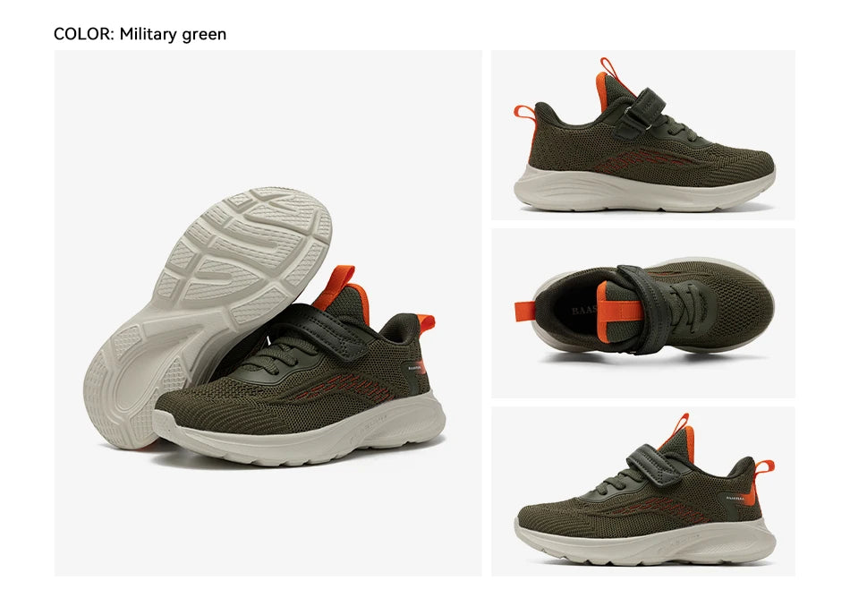Baasploa Children Sneakers Boys Sports Shoe Tennis Casual Daily School Kids Running Shoes Walking Sneaker for Boys Free Shipping