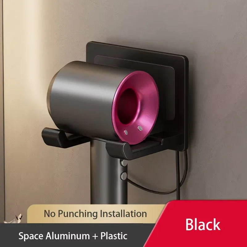 Ohne Stanzen Badezimmer Haartrockner Aufhänger Haartrockner Lagerregal Saugnapf Lagerregal Toilette Multifunktions-Lagerregal