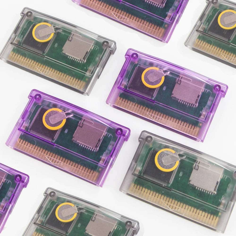 For Game GBA Rewritable Cart FlashGBACart Plus+ Backup Device RTC Compatible with GBA GBC GB NES Series.