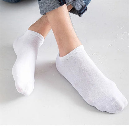 50/100 Pairs Solid Color Breathable ﻿Sock Women Men Boat Socks Invisible Low Cut Non-slip Summer No-show Ankle Socks Wholesale.