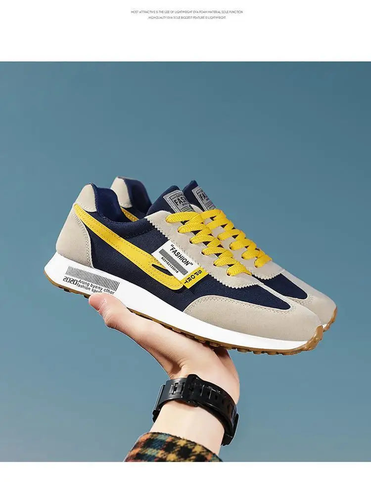 Männer Kausalen Licht Mode Turnschuhe Mann Herbst Neue Spitze-up Wohnungen Im Freien Mesh Atmungsaktive Casual Schuhe Zapatillas De hombre.