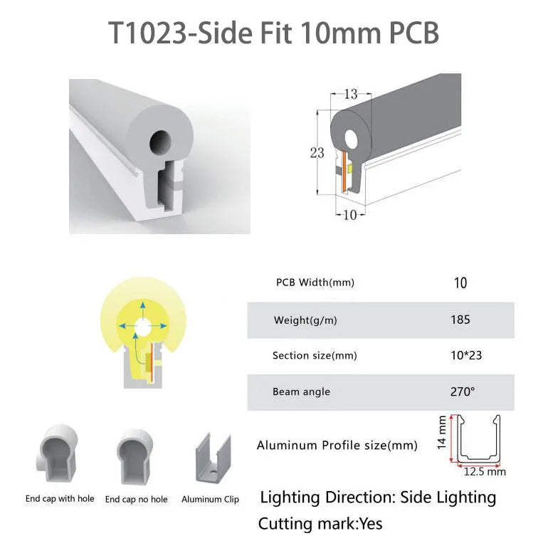 Neon LED Silicone Tube Flexible Soft Light For SK6812 WS2812B WS2811 DIY Holiday Decoration Strip Bar Lighting Tape Waterproof